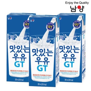 남양유업 맛있는우유 GT 멸균 200ml (240개)_이미지