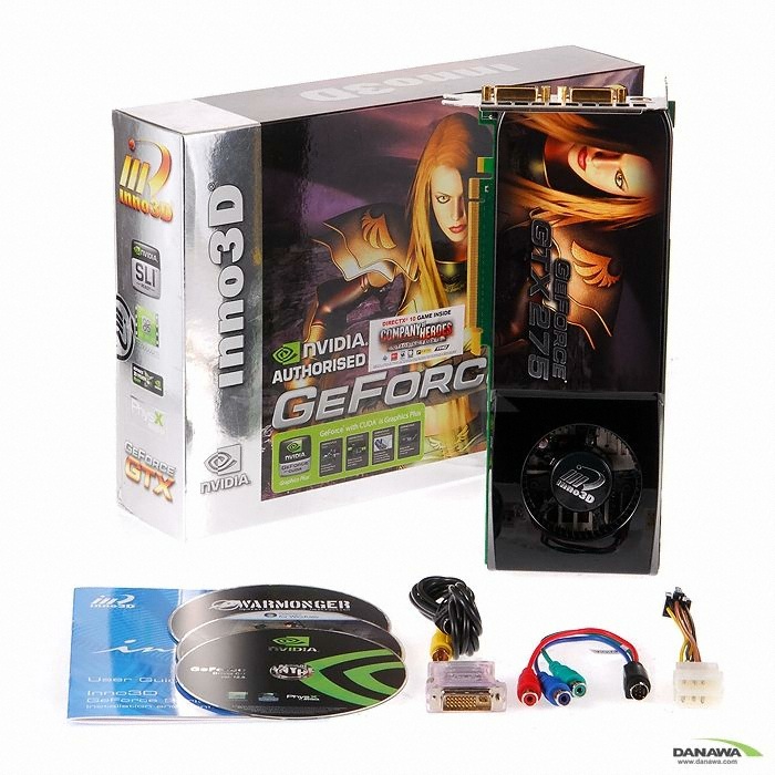 INNO3D 지포스 GTX275 D3 896MB 워몽거 아이노비아_이미지