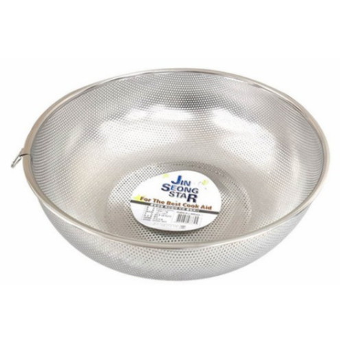 진성 스타 올스텐타공 원형바구니 채반 8호