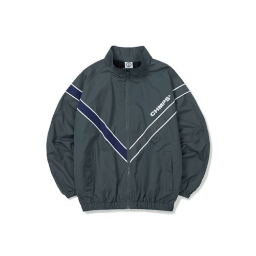 본(BORN) CHAMPS CHMPS 바람막이 자켓 차콜 CETCMJK05CH
