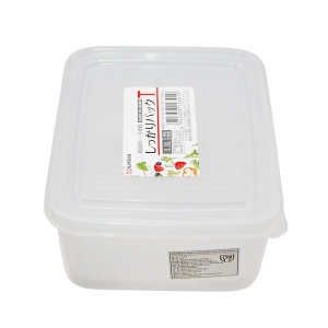 야채 과일 소분 보관 물빠짐 사각 채반통 1.1L