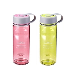 투톤 스파우트 물병 650ml 비스프리 물통 스포츠 여행