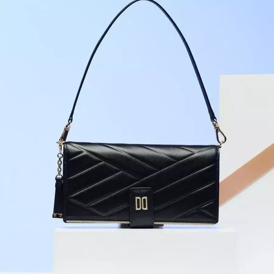 닥스 26년SALE 블랙 칼라일 패턴 골드 DD 다기종 DCHO5E410BK