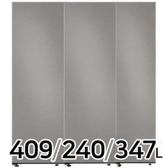 삼성전자 비스포크 키친핏 바이브 <b>RR40C7985AP</b> + RZ34C7955AP + RZ24C59G0AP (다크그레이)