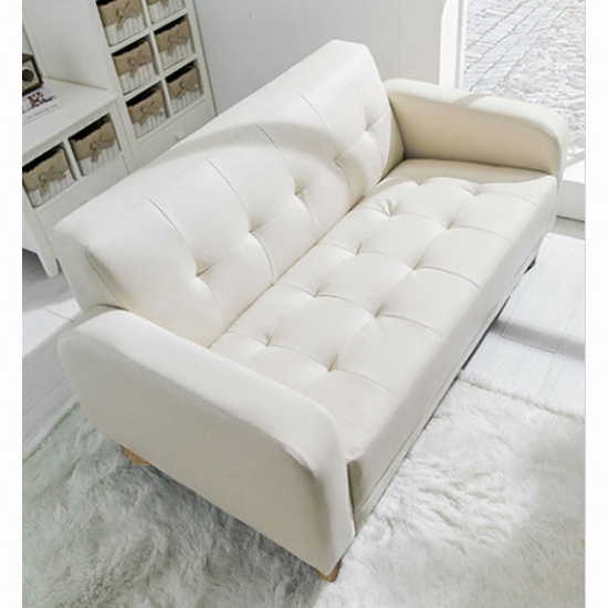 에보니아 모던 가죽 소파 2인용