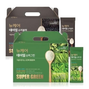 대상 웰라이프 뉴케어 데이밀 슈퍼블랙 28포 + 슈퍼그린 28포_이미지