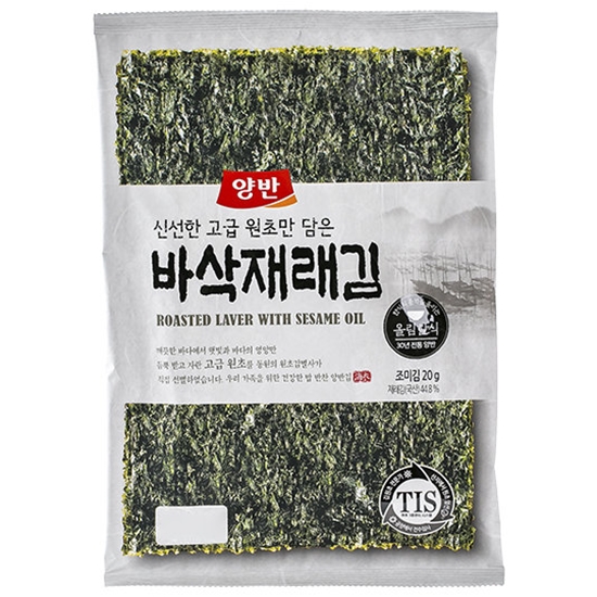 동원F&B 양반 바삭재래김 20g (30개)