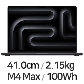 APPLE 맥북프로16 M4맥스 14코어 CPU, 32코어 GPU 블랙