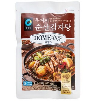대상 청정원 호밍스 우거지 순살 <b>감자탕</b> 700g