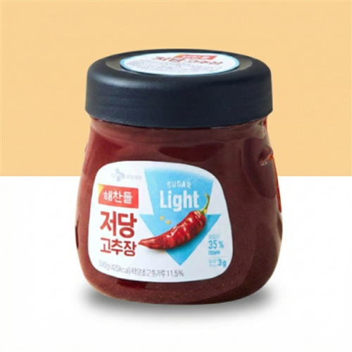 해찬들 저당 고추장 500g (2개)_이미지