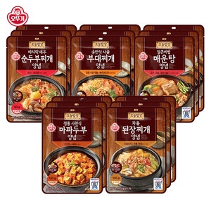  오뚜기 얼큰비법 찌개양념 5종 [3개]