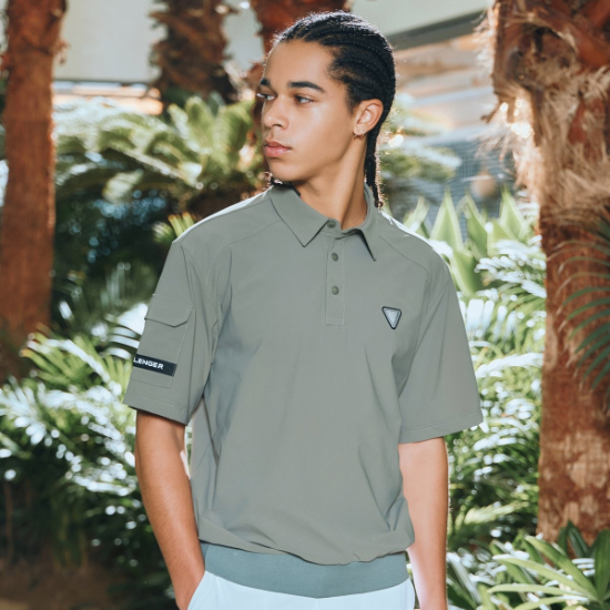  챌린저 냉감트리코트 소매포켓 블루종 반팔티셔츠 CHD2MST0245KH