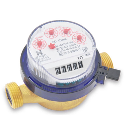 한서 단갑건식 수도미터 직독식