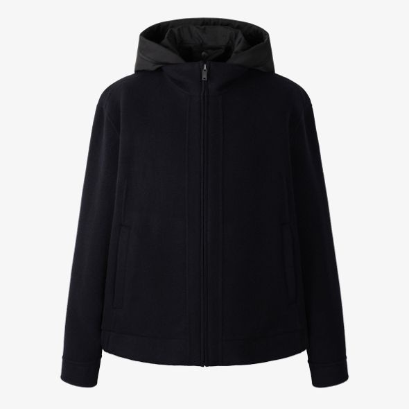  DKNY 남성 캐시미어 블렌드 점퍼 다크네이비 DM2G0WJM007M DN