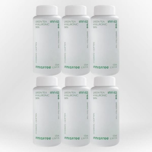 아모레퍼시픽 이니스프리 그린티 히알루론산 스킨 170ml (6개)