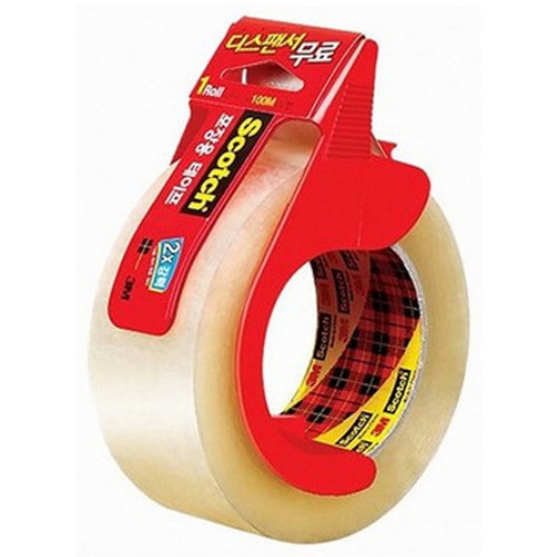 3M 스카치 3615C 강력 포장용 박스테이프 48mm x 100m + 디스펜서