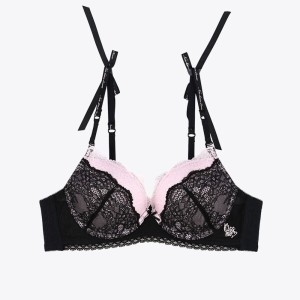 좋은사람들 섹시쿠키 VALENTINE 키치 블랙 브라 SCWBA101