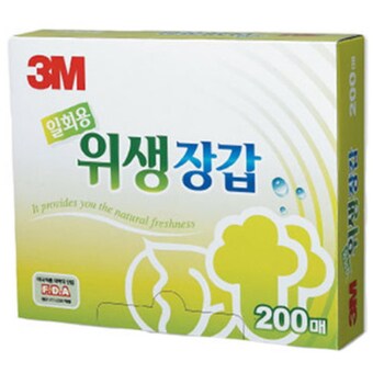<b>3M</b> 일회용 위생<b>장갑</b> 200매