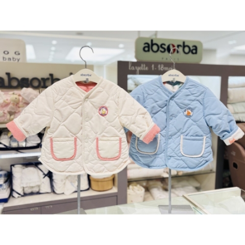 압소바 유아 아기점퍼,출산,백일, 마르소 약패딩 리버서블 점퍼2종 1A1123101_이미지
