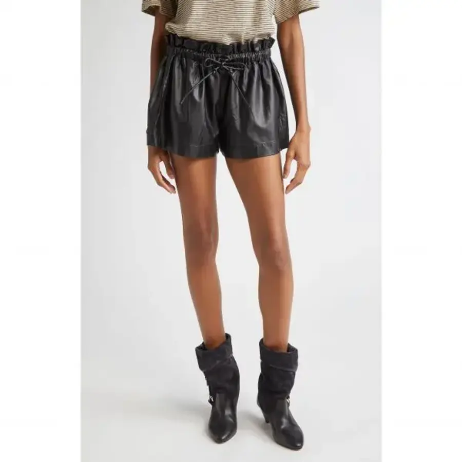 이자벨마랑 Etoile 이자벨 마랑 에투알 나린 페이퍼백 허리 가짜 가죽 반바지 7569628