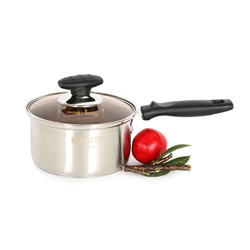 키친아트 아인스 3중바닥 스텐 편수냄비 (18cm)