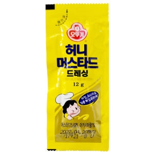 오뚜기 허니 머스타드 드레싱 12g (1개)