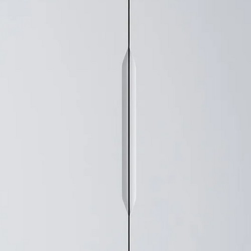 솔리에 클라우드 화이트 무몰딩 투도어 양문형 붙박이장 (270cm)_이미지