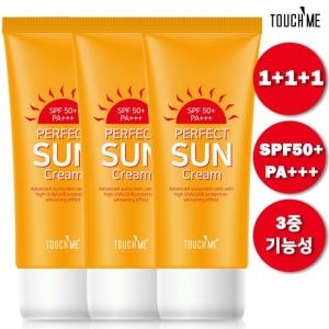 터치미 퍼펙트 썬크림 3개 SPF50+PA+++3중기능성 데일리선크림_이미지
