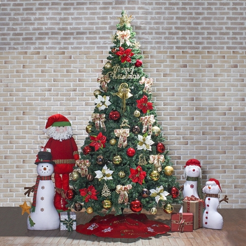 트리 카니발 골드&레드 중급 눈꽃트리 풀세트