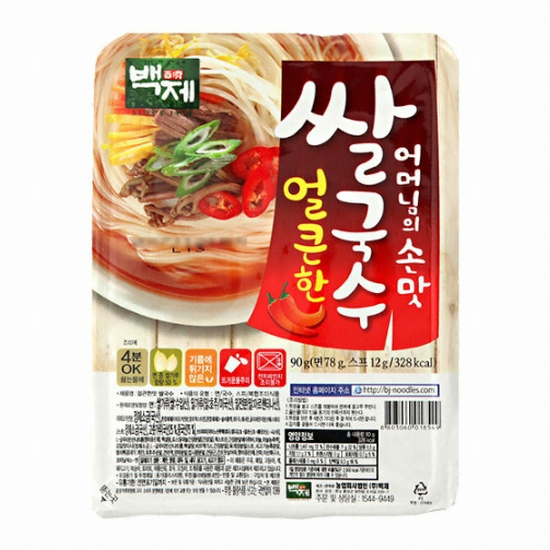 백제 얼큰한맛 쌀국수 90g (10개)_이미지