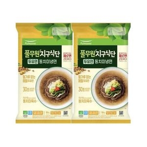풀무원 지구식단 두유면 동치미냉면 846g (2개)