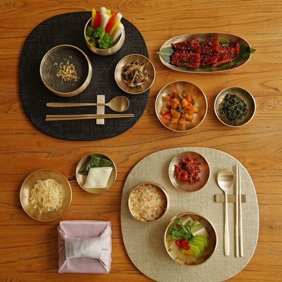  놋담 방짜유기 반상기세트 [2인]