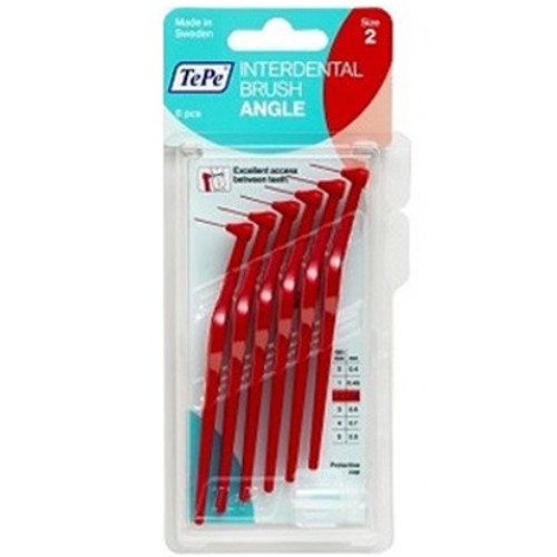 테페 ㄱ자형 치간칫솔 0.5mm 6개 (1개)_이미지