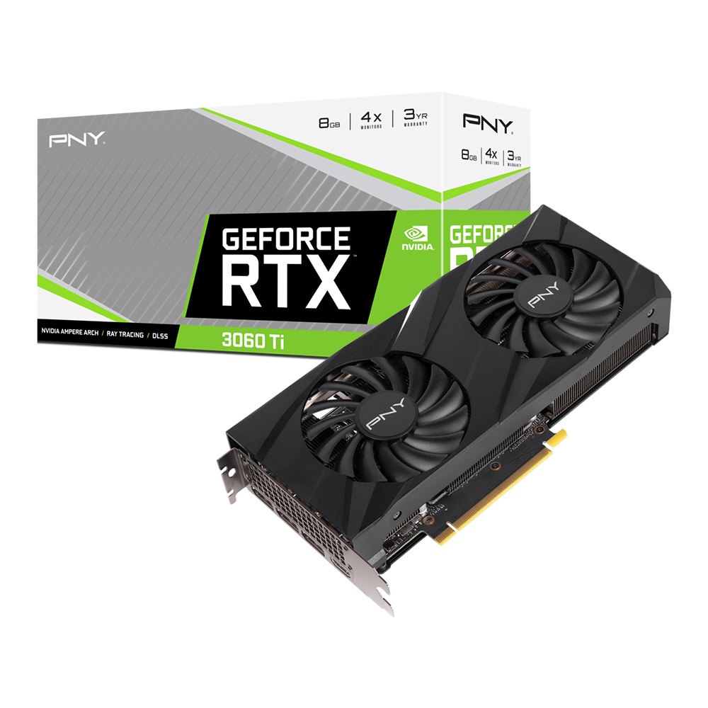 PNY 지포스 RTX 3060 Ti VERTO D6 8GB Dual LHR 제이씨현