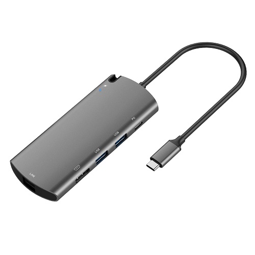 포트리스 6in1 SSD 멀티허브 LAN [무전원(USB)]