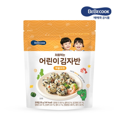 베베쿡 처음먹는 어린이 김자반 오리지널 25g (1개)