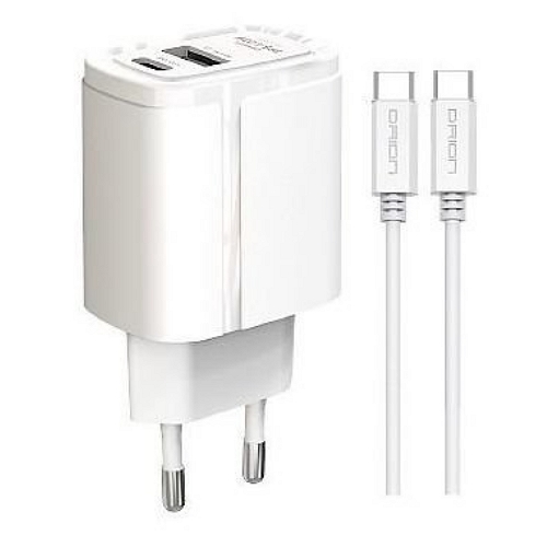 드리온 PD PPS 20W 2포트 충전기 DR-PD20W-CU (케이블포함)_이미지