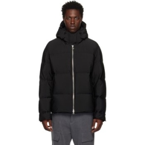 솔리드옴므 블랙 후드 패딩 다운 재킷 S223DN21 220B BLACK