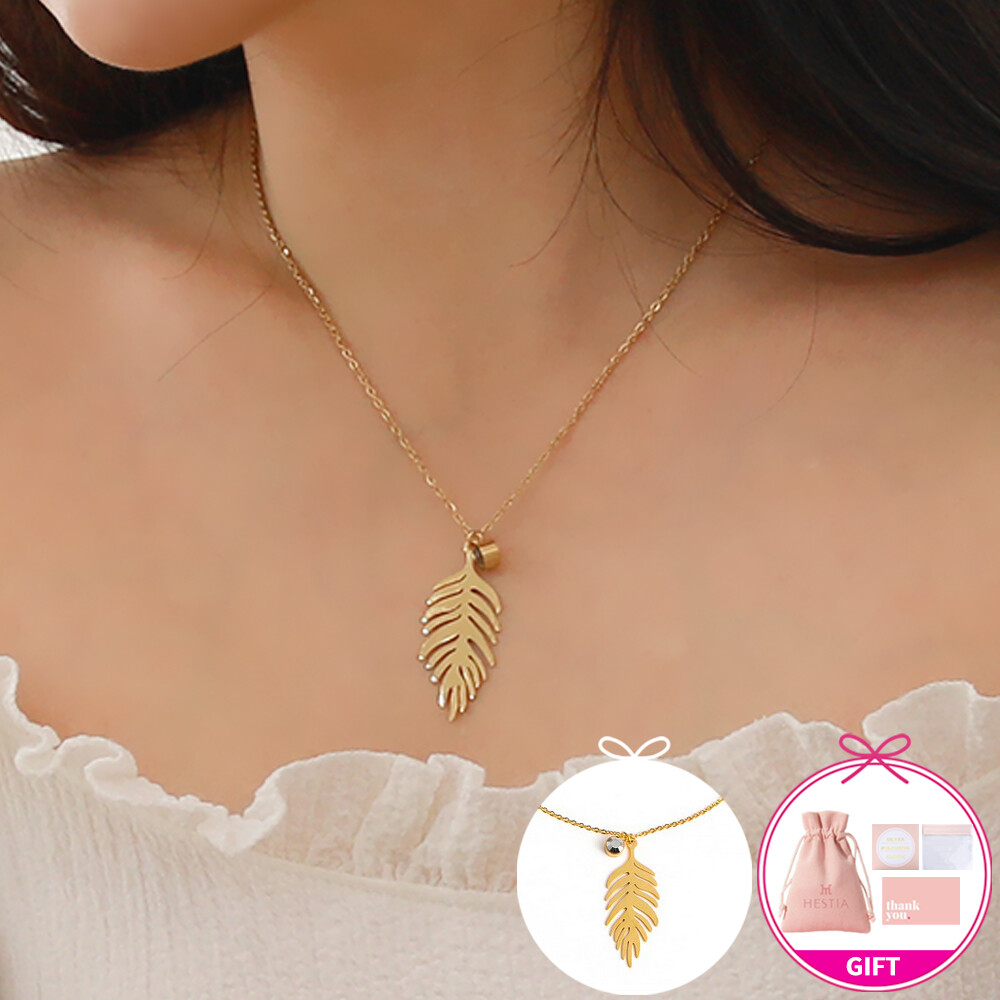 헤스티아 Liv Surgical Steel Necklace 서지컬 목걸이/HTSC-21163_이미지