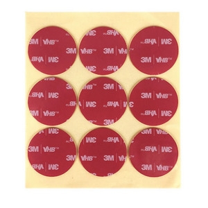 3M 4910 VHB 초강력 원형 양면테이프 35mm 1매 9개_이미지