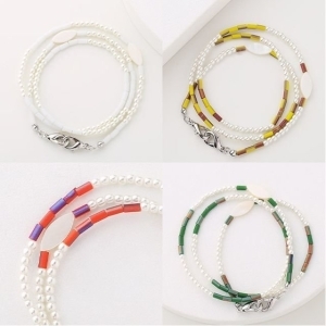 자개 마스크줄 팔찌목걸이 겸용 마스크걸이  20N051   5color