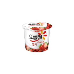 빙그레 요플레 홈 오리지널 딸기 180g x 12_이미지