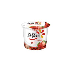 빙그레 <b>요플레</b> 홈 오리지널 딸기 180g x 12
