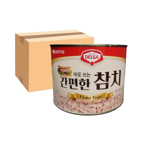 롯데푸드 델가 바로 쓰는 간편한 참치 1.88kg [6개]
