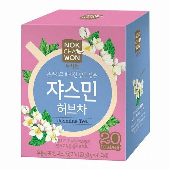 녹차원 쟈스민 허브차 20T (12개)