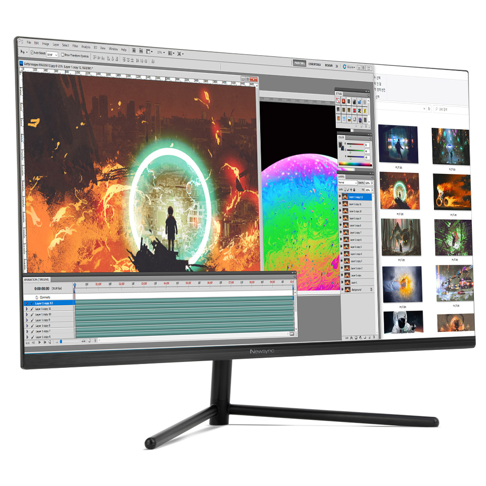 비트엠 Newsync X322Q100 IPS 아이케어 무결점_이미지