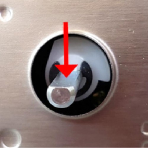 이크린주방 SK매직 가스레인지 점화 손잡이 각진부분 12시방향 (블랙)_이미지