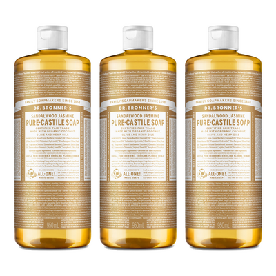 닥터브로너스 샌달우드 자스민 퓨어 캐스틸 솝 950ml (3개)_이미지