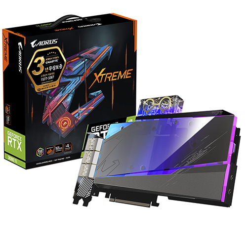 지포스 RTX 3080 Ti XTREME 워터블럭 D6X 12GB 제이씨현