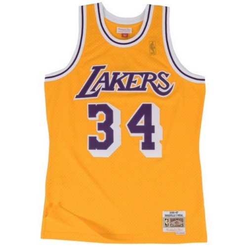 NBA 스윙맨 져지 로스앤젤레스 레이커스 Shaquille O Neal 96 97_이미지